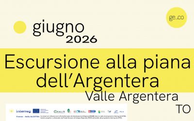 Giugno 2026: escursione alla Piana dell’Argentera
